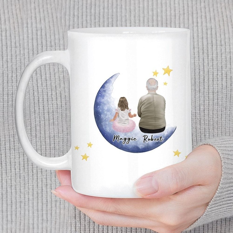 The Moon & Back Personalized Family Coffee Mug