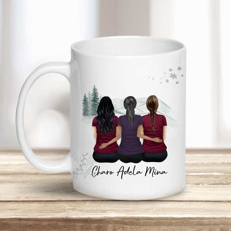 White Mountains Personalized Best Friend Coffee Sister Mug