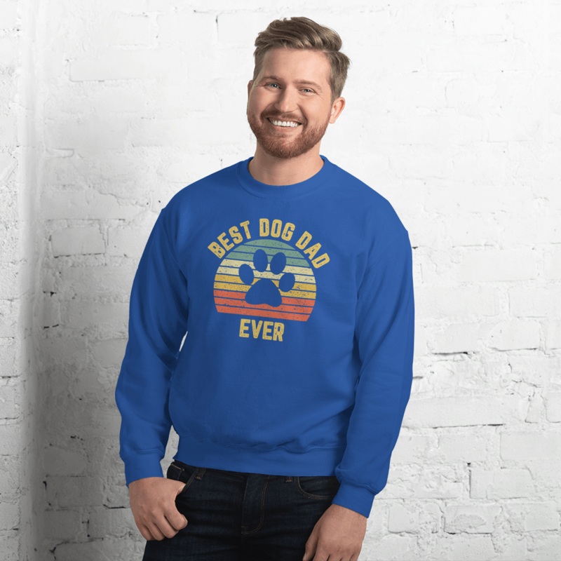 Limited Edition Best Dog Dad Sweatshirt