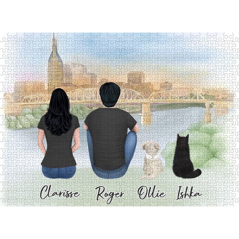 Nashville Personalized Pet & Owner Puzzle