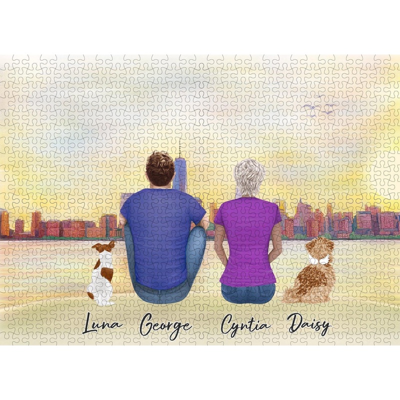 NYC Personalized Pet & Owner Puzzle