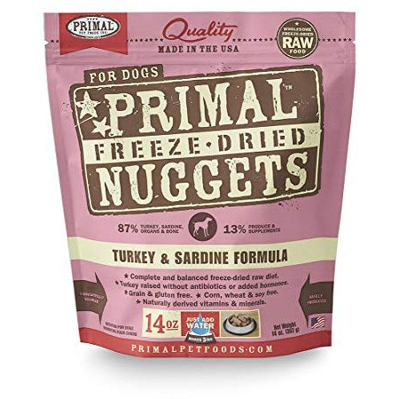 Primal Turkey & Sardine Nuggets 14oz
