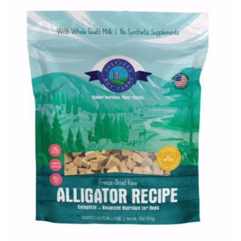 Shepherd Boy Freeze Dried Alligator Raw 14oz