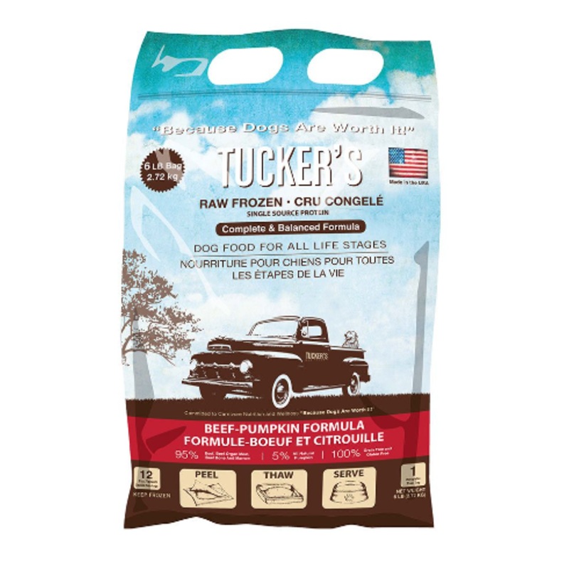 Tuckers Frozen Beef / Pumpkin 6#