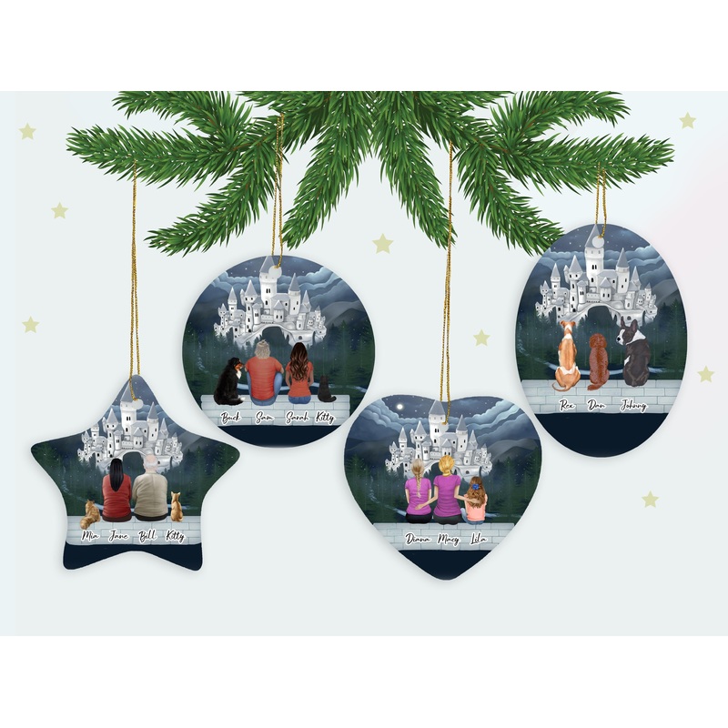 Wizard Oval Ornament – Pet & Owner Personalized