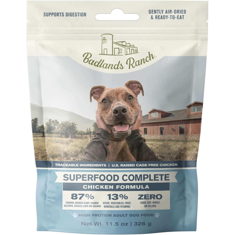 Badlands Ranch -Superfood Complete Chicken Formula Air Dried Dog Food