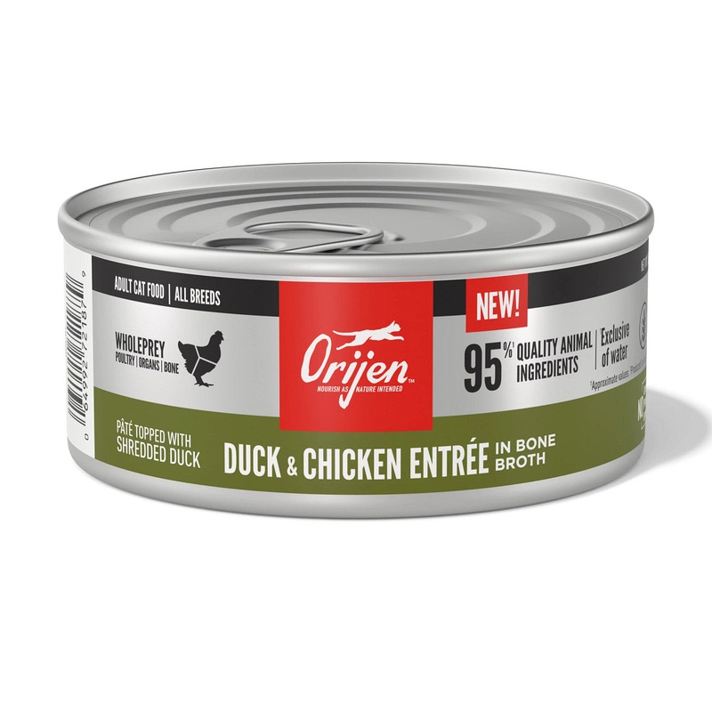 Duck & Chicken Entree Wet Cat Food by Orijen, 5.5oz