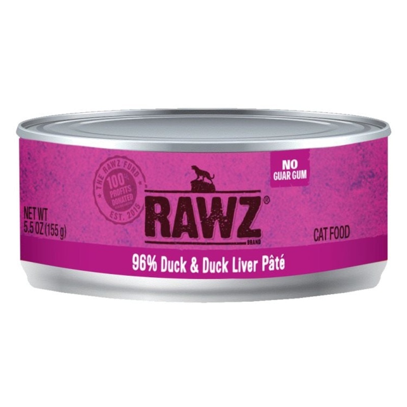 Duck Pate Canned Cat Food by Rawz 5.5oz