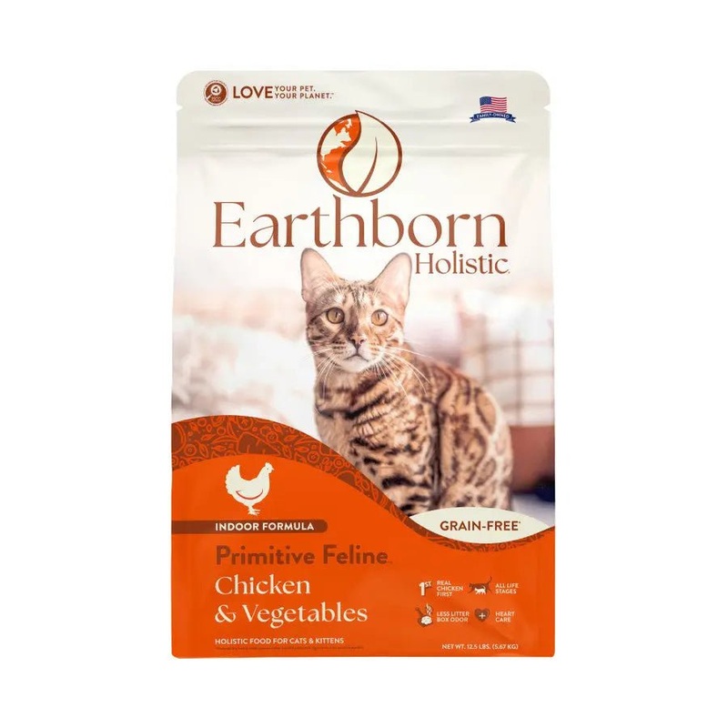 Earthborn Holistic Grain-Free Primitive Feline Dry Indoor Formula Cat Food