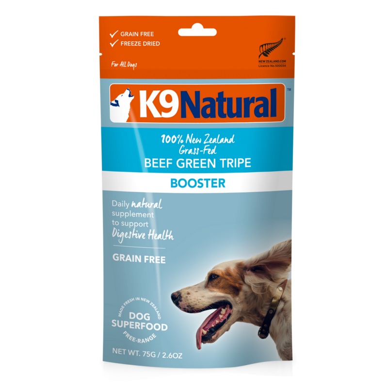K9 Naturals Beef & Green Tripe Freeze Dried Dog Booster