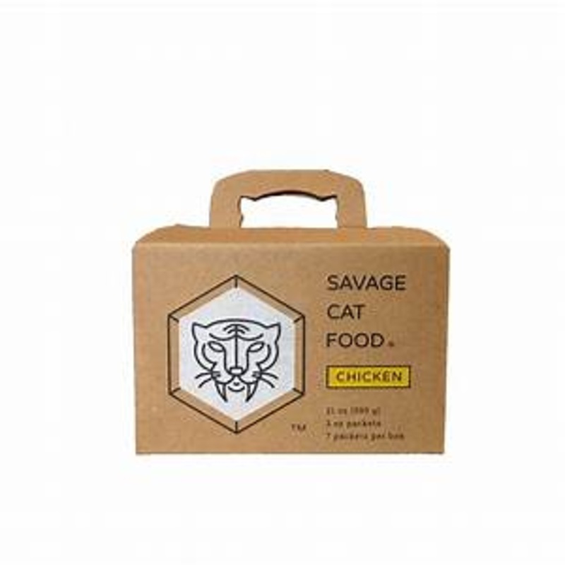 Savage Cat Chicken Frozen Cat Food – No Shipping