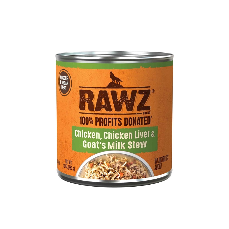 Shredded Chicken, Chicken Liver & Goat’s Milk Wet Dog Food