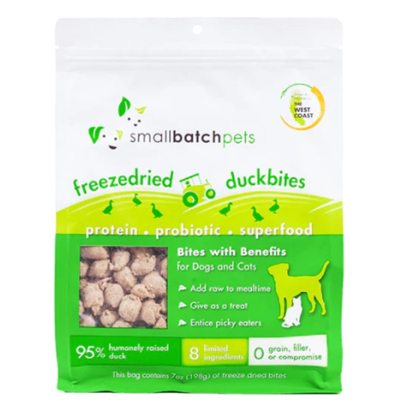 Smallbatch Freeze Dried Duck Bites 7z