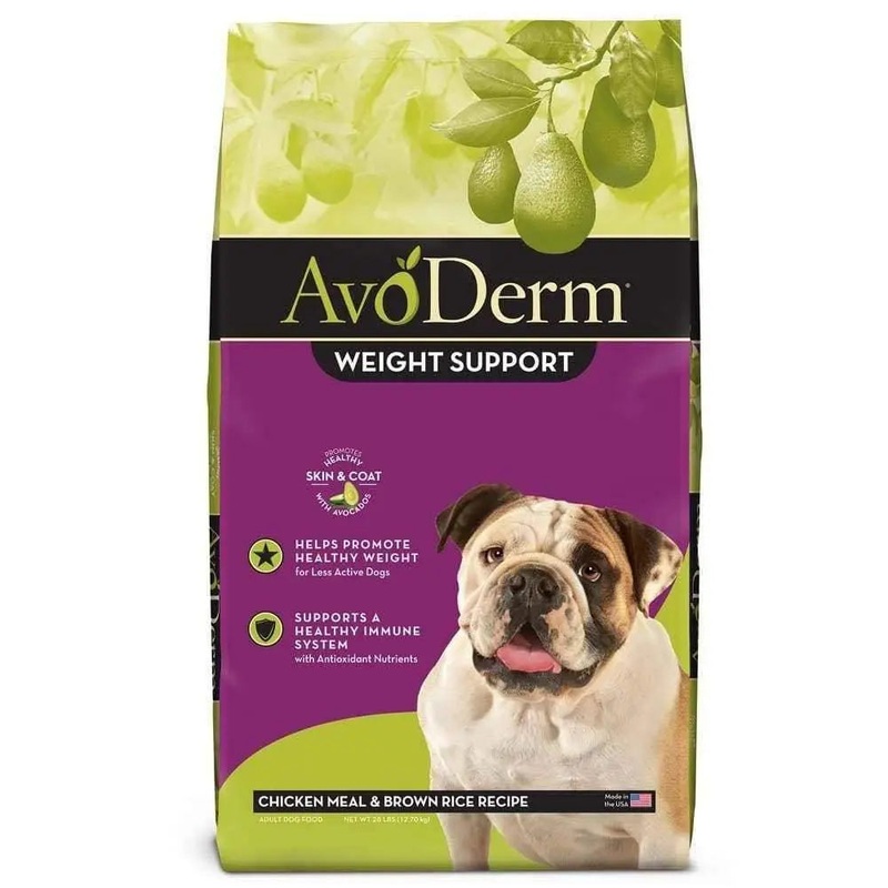 AvoDerm Natural Brown Rice & Chicken Meal Weight Control Dry Dog Food