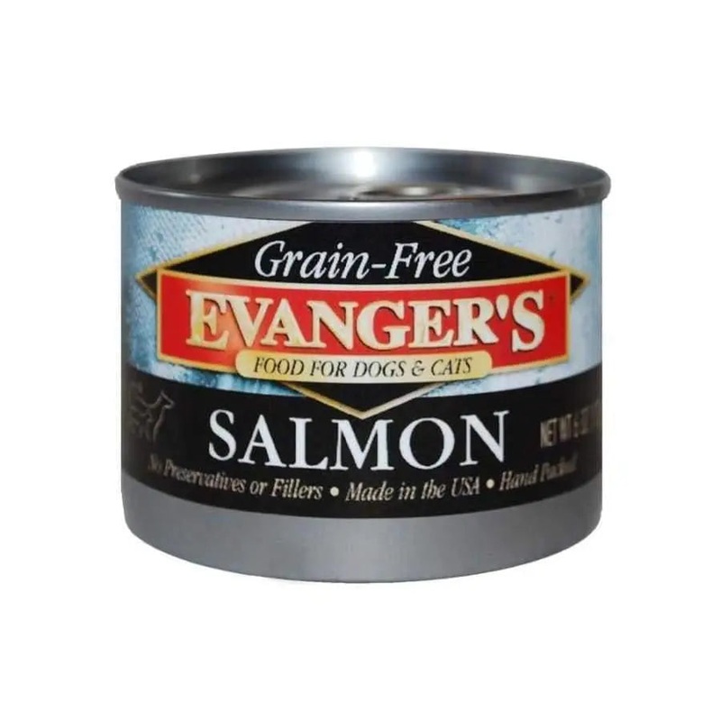 Evanger’s Grain-Free Wild Salmon Canned Dog & Cat Food case of 24