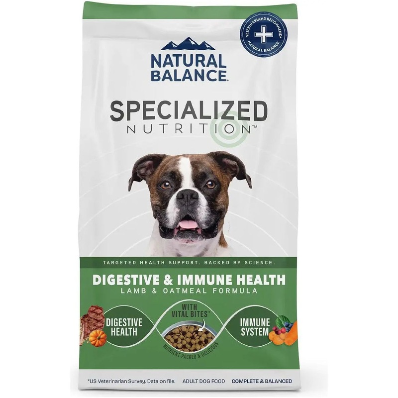Natural Balance Specialized Nutrition Digestive & Immune Health Adult Lamb & Oatmeal Dry Dog Food