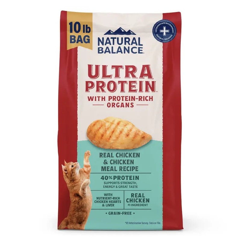 Natural Balance Ultra Protein Chicken Meal Recipe Dry Cat Food