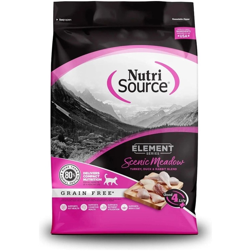 NutriSource Element Series Scenic Meadow Grain Free Dry Cat Food