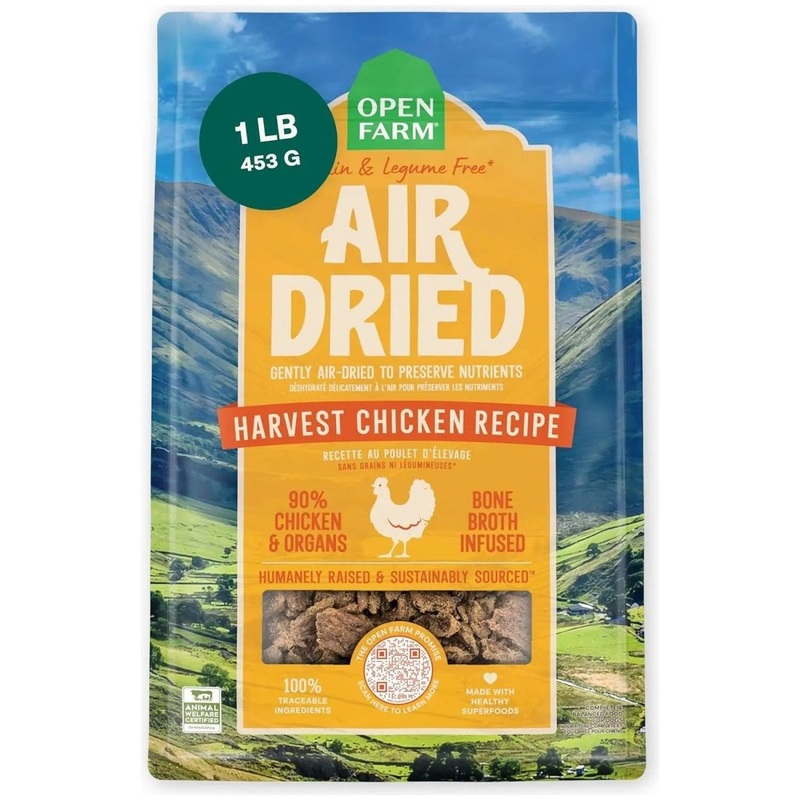 Open Farm Air Dried Harvest Chicken Dog Food
