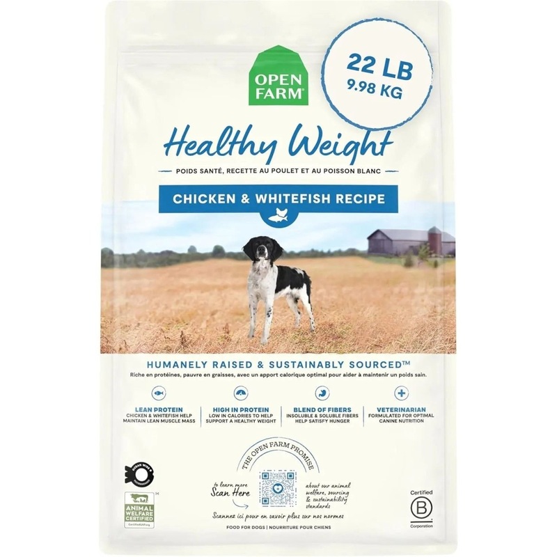 Open Farm Veterinarian Formulated Kibble Chicken & Whitefish Healthy Weight Dog Food