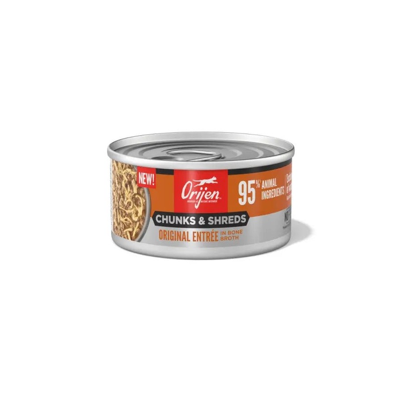 ORIJEN Original Grain-Free Chunks in Gravy & Shreds Wet Cat Food