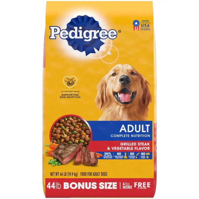 Pedigree Grilled Steak & Vegetable Dry Dog Food