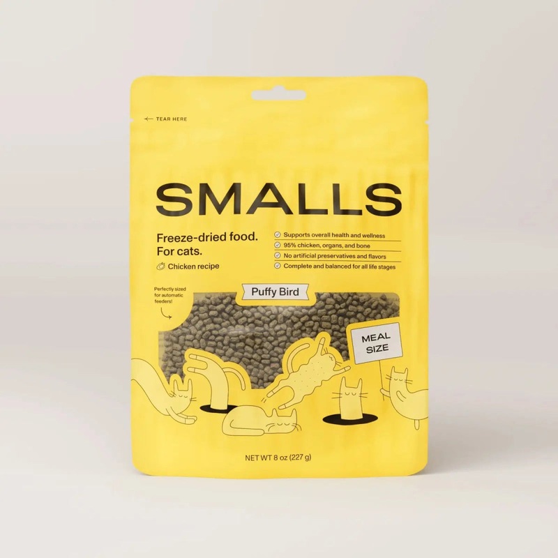 Smalls Puffy Bird Chicken Recipe Freeze-Dried Cat Food