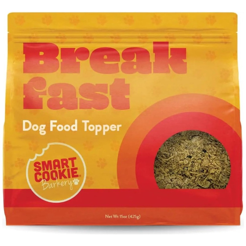 Smart Cookie Breakfast Boost Dog Food Topper with Eggs & Oats  15 oz
