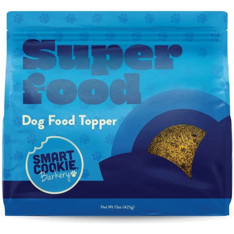 Smart Cookie Superfood Dog Food Topper with Turmeric  Freeze-Dried Salmon Meal Mixer 15 oz