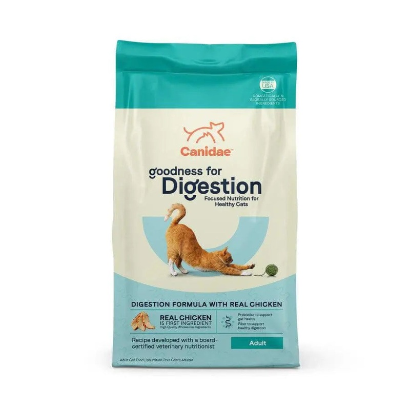 CANIDAE Goodness for Digestion Formula with Real Chicken Dry Cat Food
