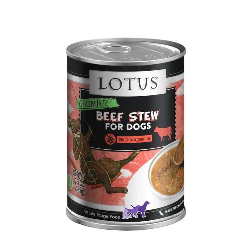 Lotus Just Juicy Beef Shank Stew Grain-Free Canned Dog Food