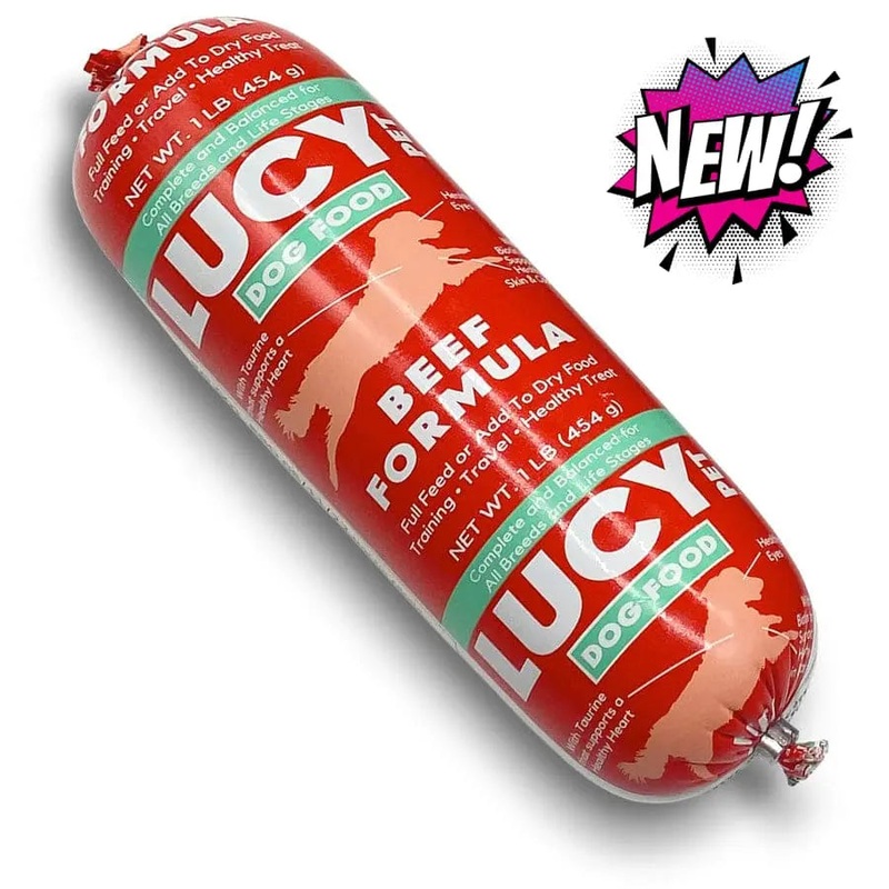 Lucy Pet Products Dog Food Roll Beef