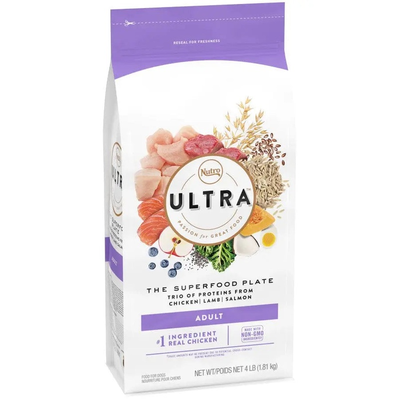 Nutro Products Ultra High Protein Adult Dry Dog Food Chicken, Lamb & Salmon