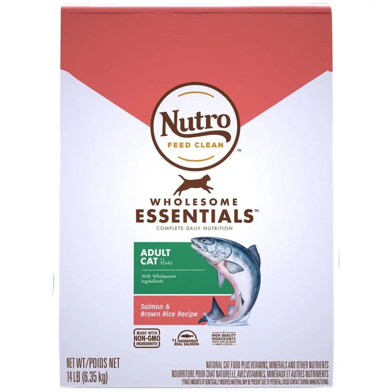 Nutro Products Wholesome Essentials Adult Dry Cat Food Salmon & Brown Rice