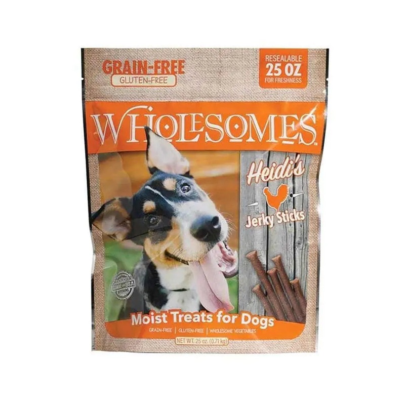 Wholesomes Heidis Jerky Stick for Dog 25 Oz