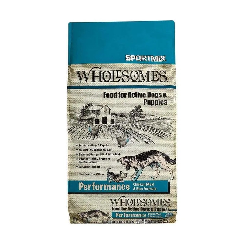 Wholesomes Performance Chicken Meal & Rice Formula Dog Dry Food 30 Lbs
