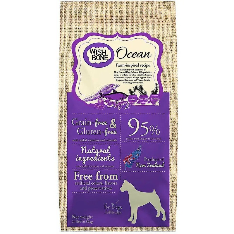Wishbone Grain Free Ocean  Real New Zealand Salmon Dry Dog Food