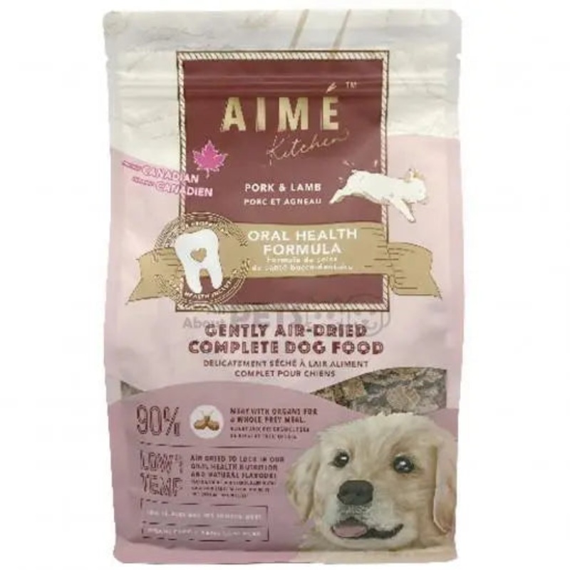 Aime Kitchen Oral Health Air Dried Pork & Lamb Recipe Dog Food 2.2lb