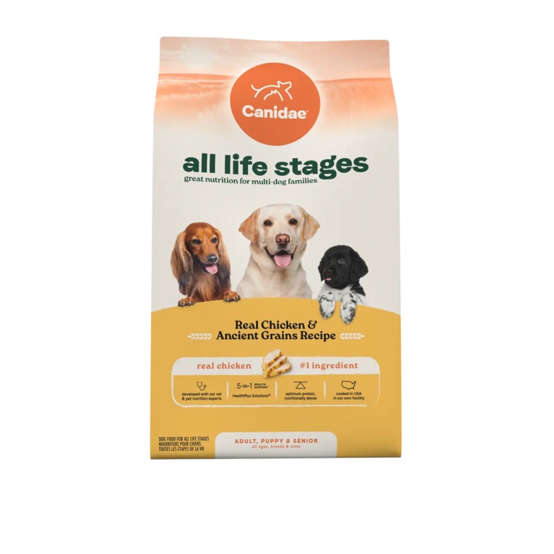 All Life Stages Dry Dog Food, Real Chicken & Ancient Grains Recipe