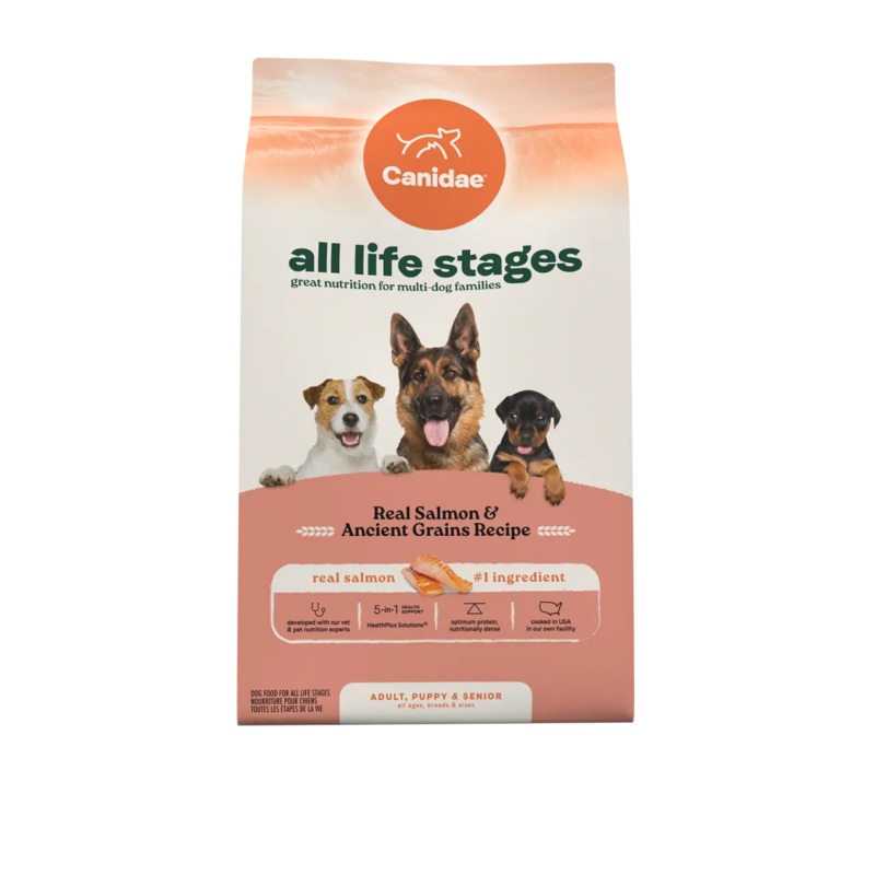All Life Stages Dry Dog Food, Real Salmon & Ancient Grains Recipe