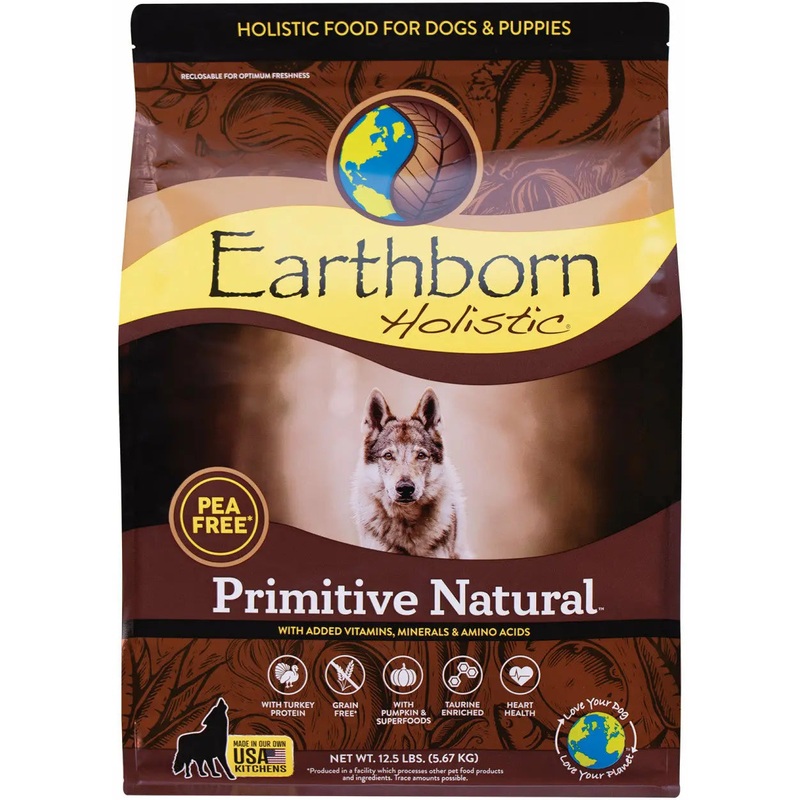 Earthborn Holistic Grain Free Primitive Natural Turkey Dry Dog Food
