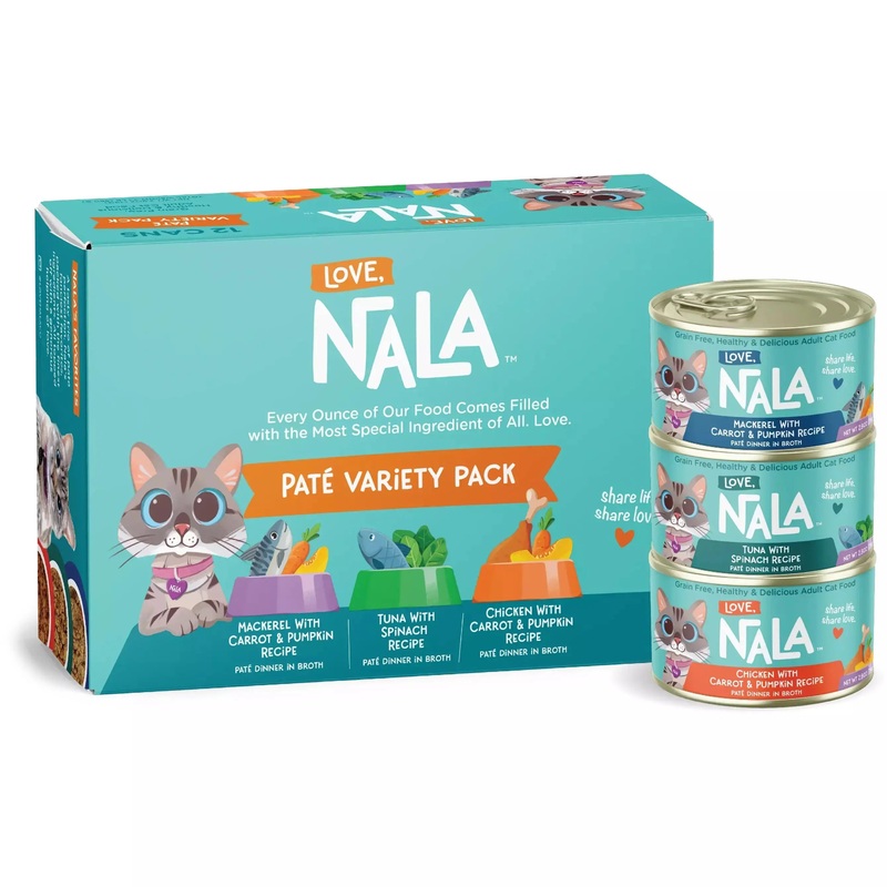 Love, Nala Pate Variety Pack 2.8oz – 12 per Case
