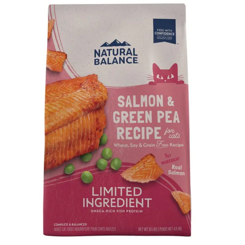 Natural Balance Pet Foods L.I.D Green Pea & Salmon Formula Dry Cat Food