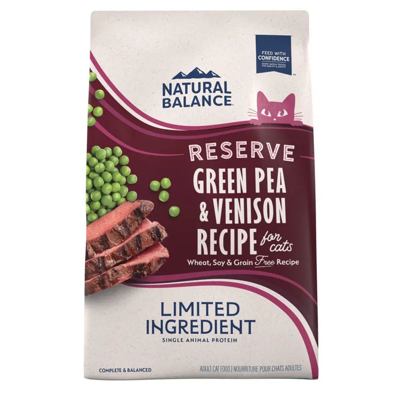 Natural Balance Pet Foods L.I.D Green Pea & Venison Formula Dry Cat Food