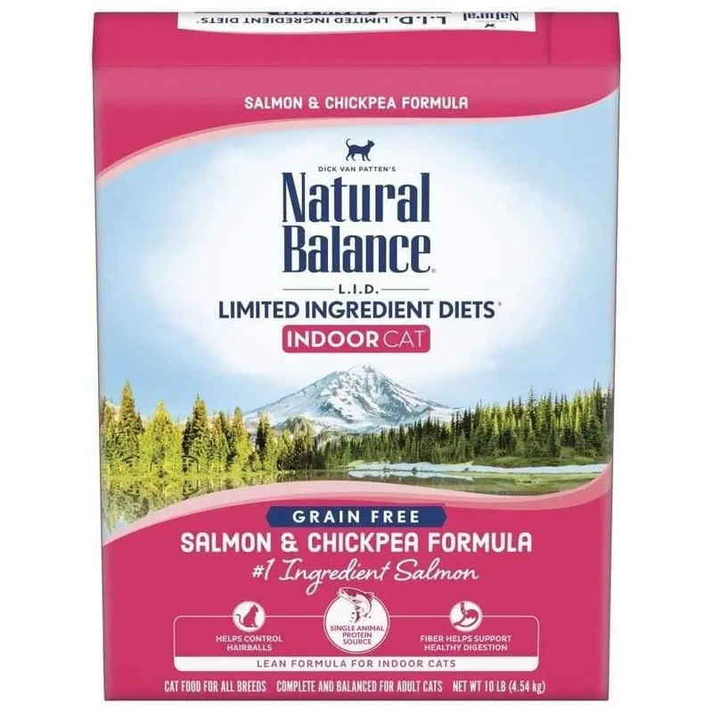 Natural Balance Pet Foods L.I.D Indoor Salmon & Chickpea Formula Cat Food