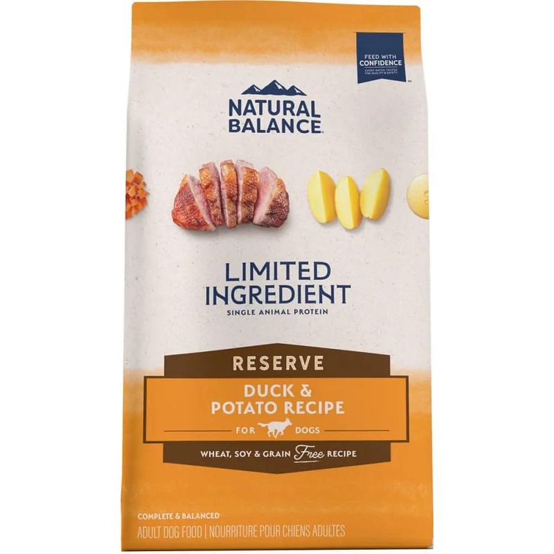 Natural Balance Pet Foods L.I.D Reserve Grain-Free Dry Puppy Food Duck & Potato, 22 lb