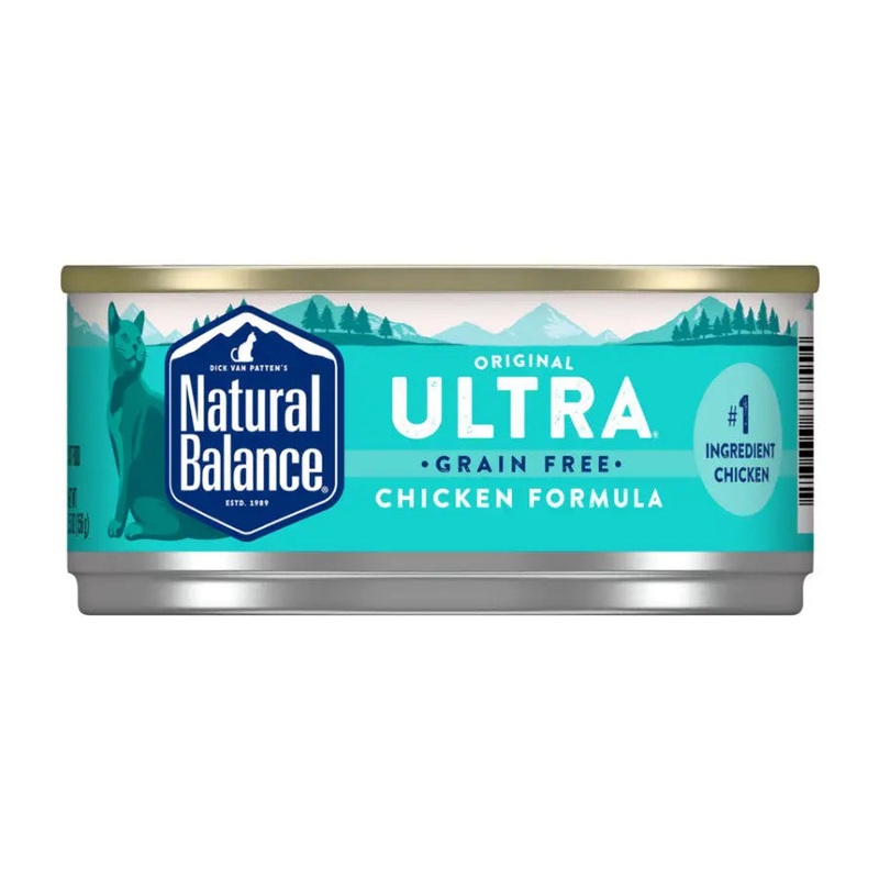 Natural Balance Pet Foods Original Ultra Grain Free Adult Wet Cat Food Chicken 24 pk
