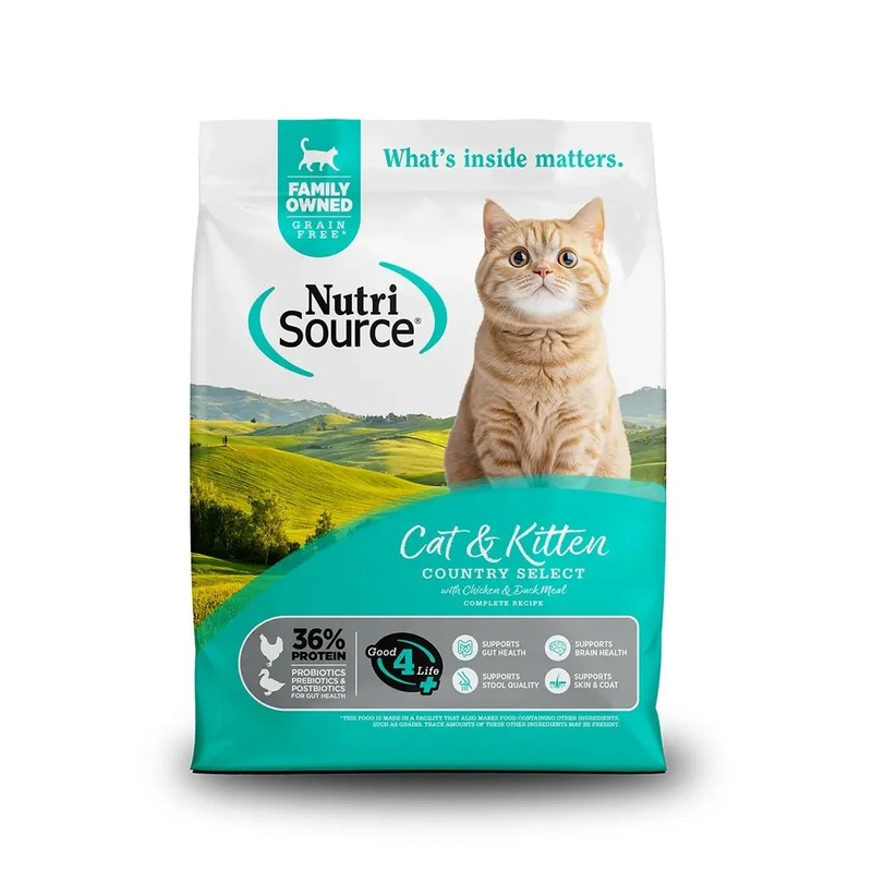 NutriSource Grain Free Country Select Cat & Kitten Dry Cat Food