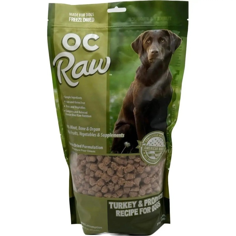OC Raw Freeze Dried Meaty Rox Turkey & Produce  Dog Food