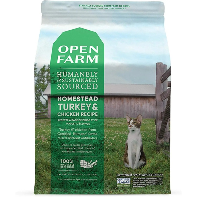 Open Farm Homestead Turkey & Chicken Grain Free Dry Cat Food
